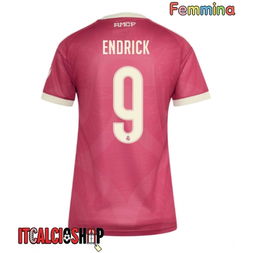 Real Madrid Endrick #9 Terza Maglia Femmina 2026-27 Manica Corta